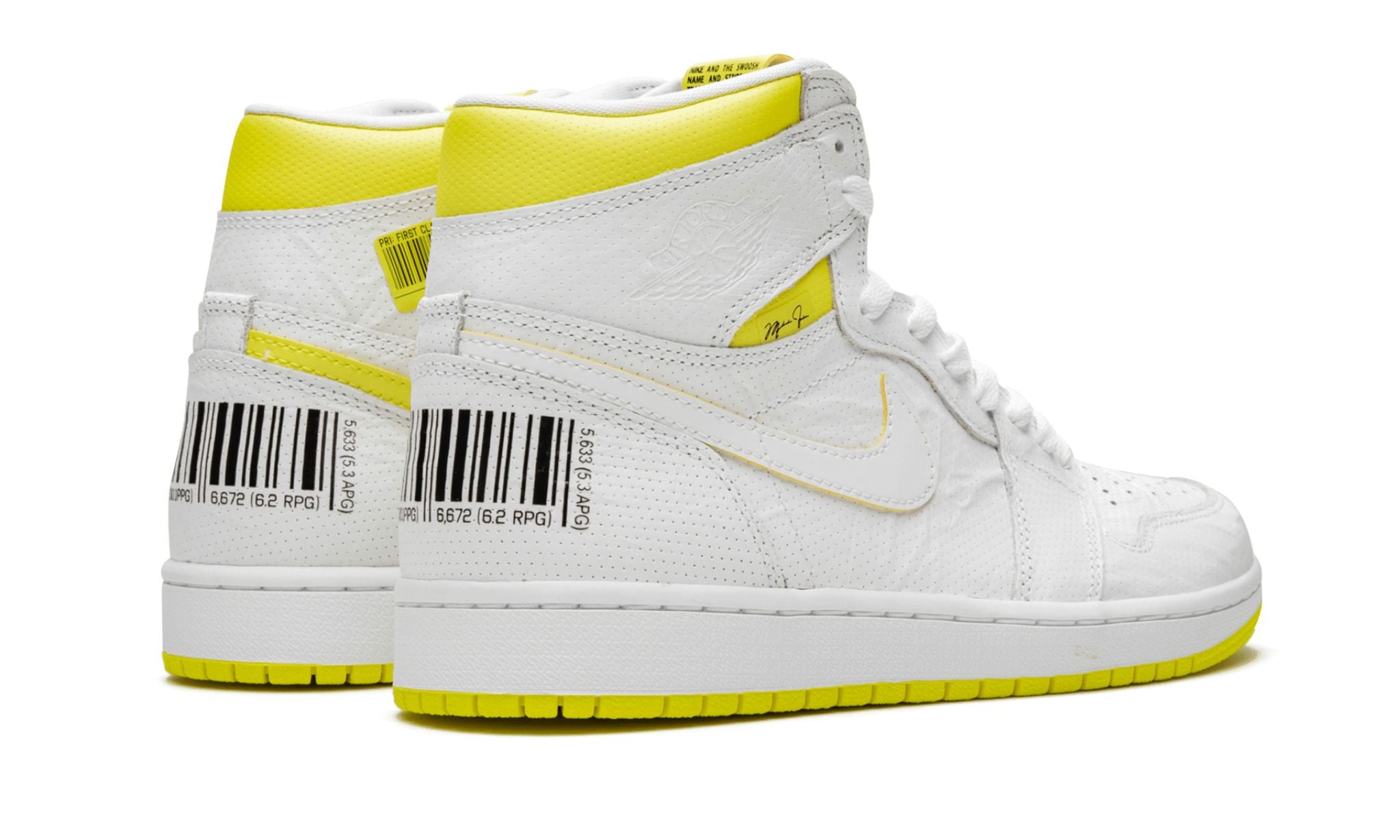 AIR JORDAN 1 FIRST CLASS FLIGHT WHITE