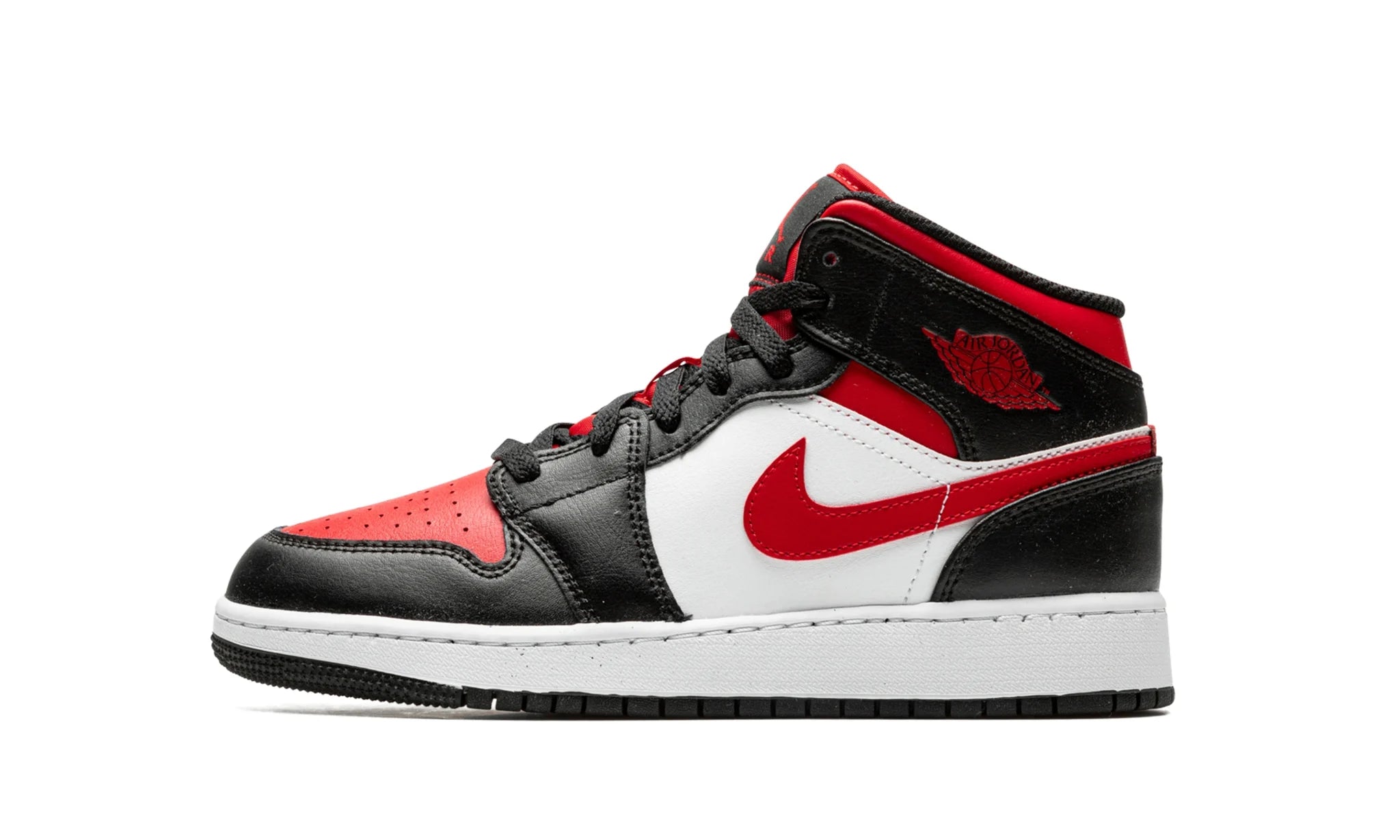 Air Jordan 1 Mid Alternate Bred toe GS