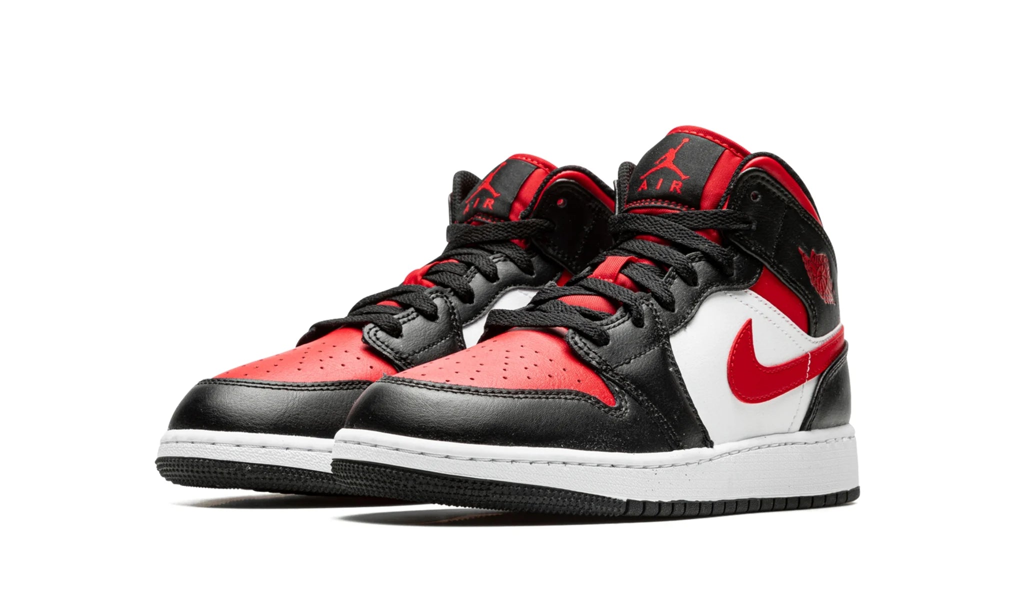 Air Jordan 1 Mid Alternate Bred toe GS