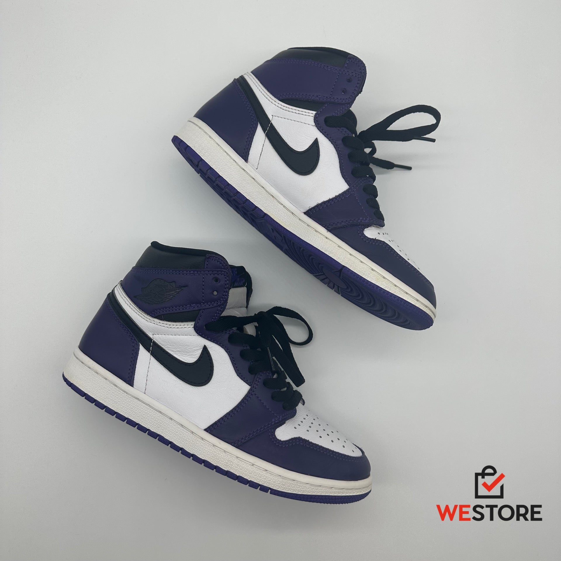 Us 7.5 / Eu 40.5 Jordan 1 Court Purple White