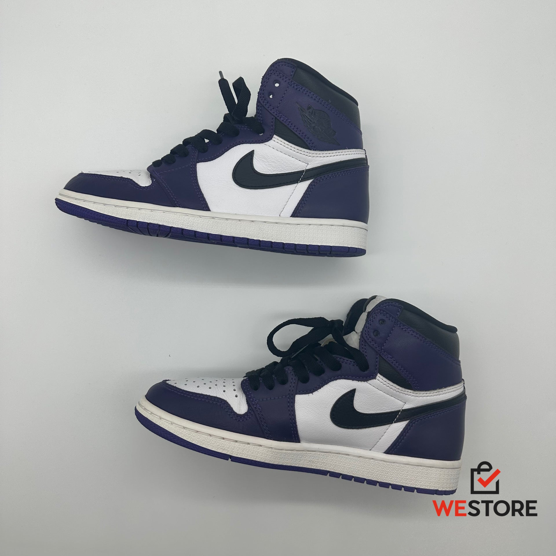 Us 7.5 / Eu 40.5 Jordan 1 Court Purple White