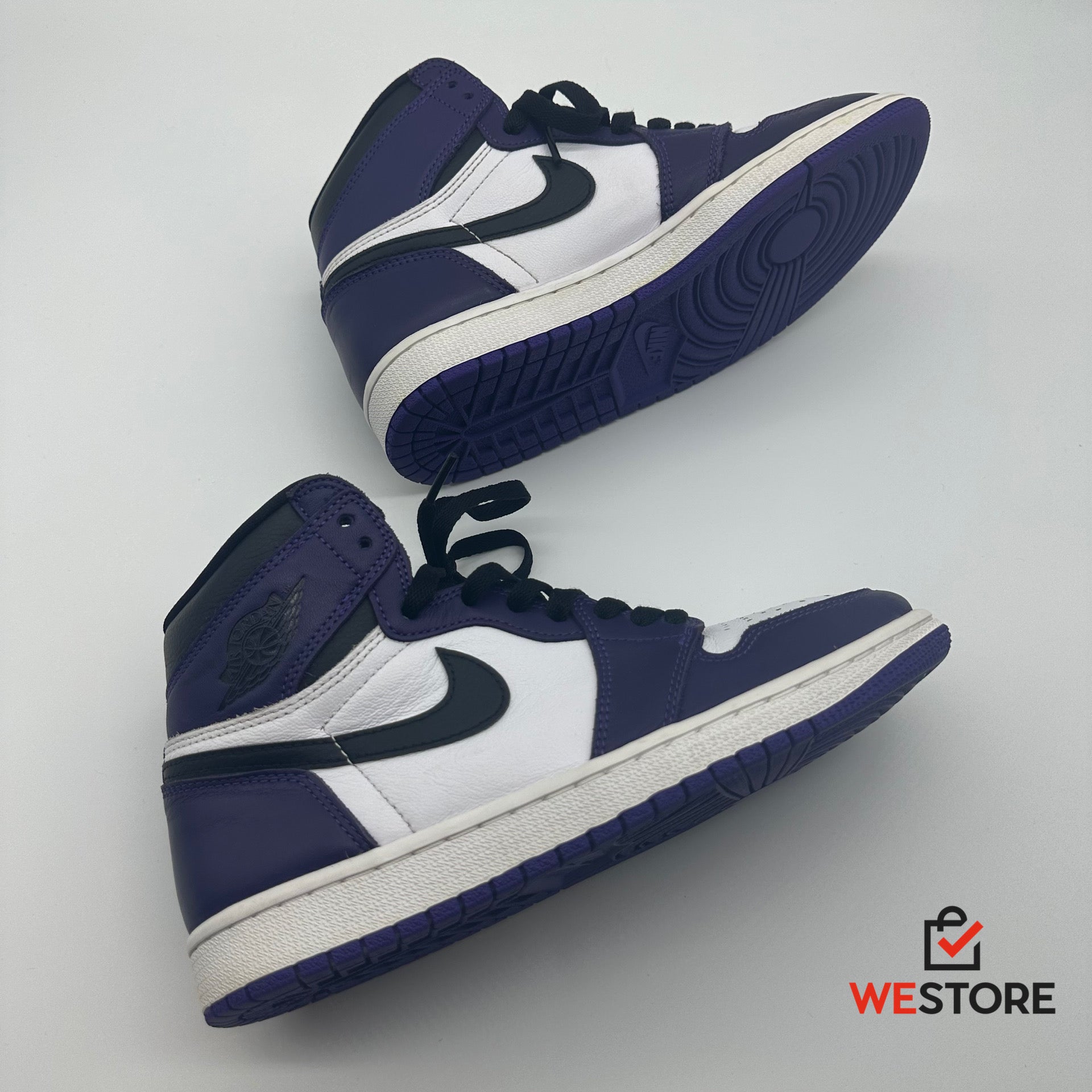 Us 7.5 / Eu 40.5 Jordan 1 Court Purple White